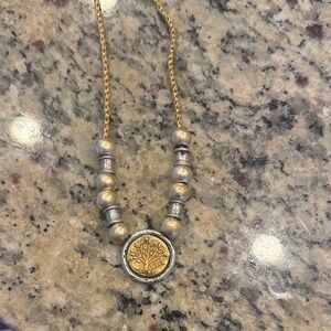 Vtg Liz Claiborne tree of life necklace